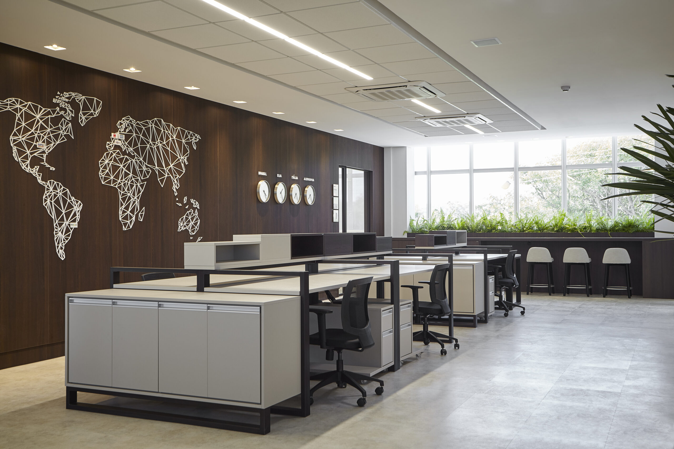 Escritórios funcionais e inteligentes