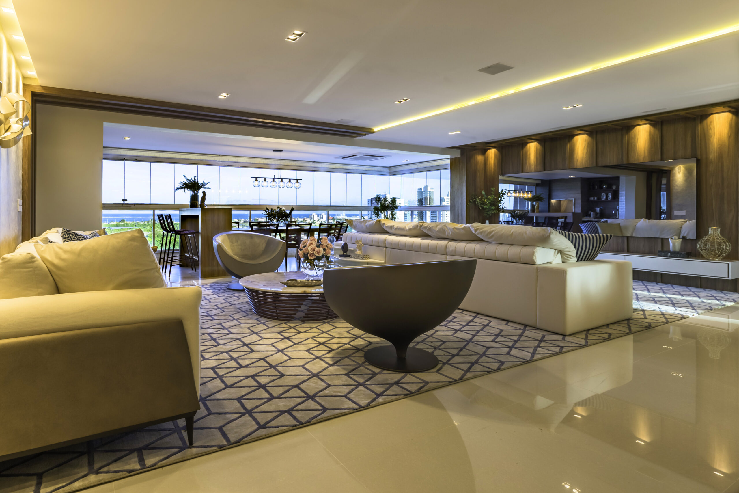 Salas de estar na contemporaneidade